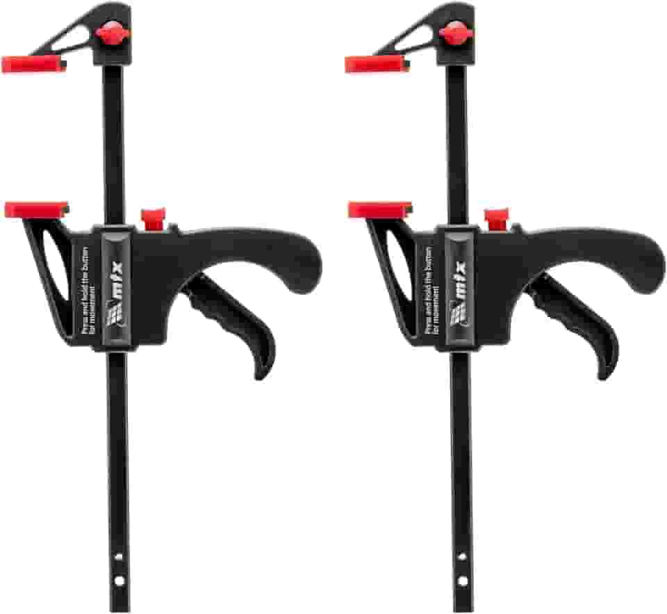 Kit 2 Grampo Sargento Universal Tipo F Aperto Rápido 150x45mm