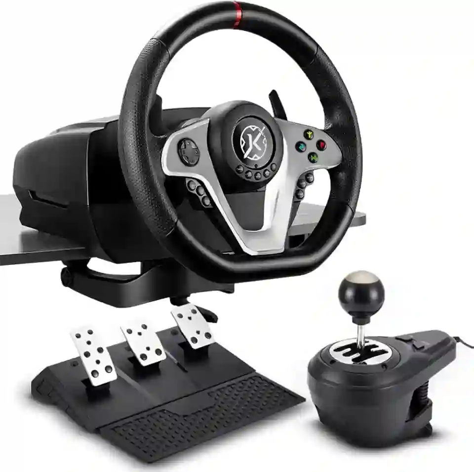 Kit Racing Kalkan G500 ProRacing Force Feedback Volante, Pedais e Câmbio KLK00032