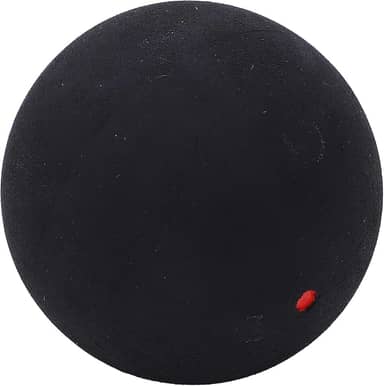 Bola de squash de borracha leve 37 mm bola de squash de ponto único para treinamento e aquecimento adequada para jogadores em qualquer nível (ponto vermelho único)