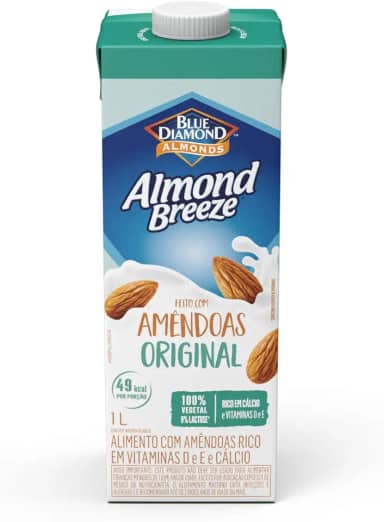 Alimento com Amendoa Almond Breeze Original 1L