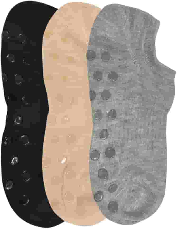 Kit 3 Pares Meias Antiderrapante Yoga Pilates Hidroginástica Unissex Sortida