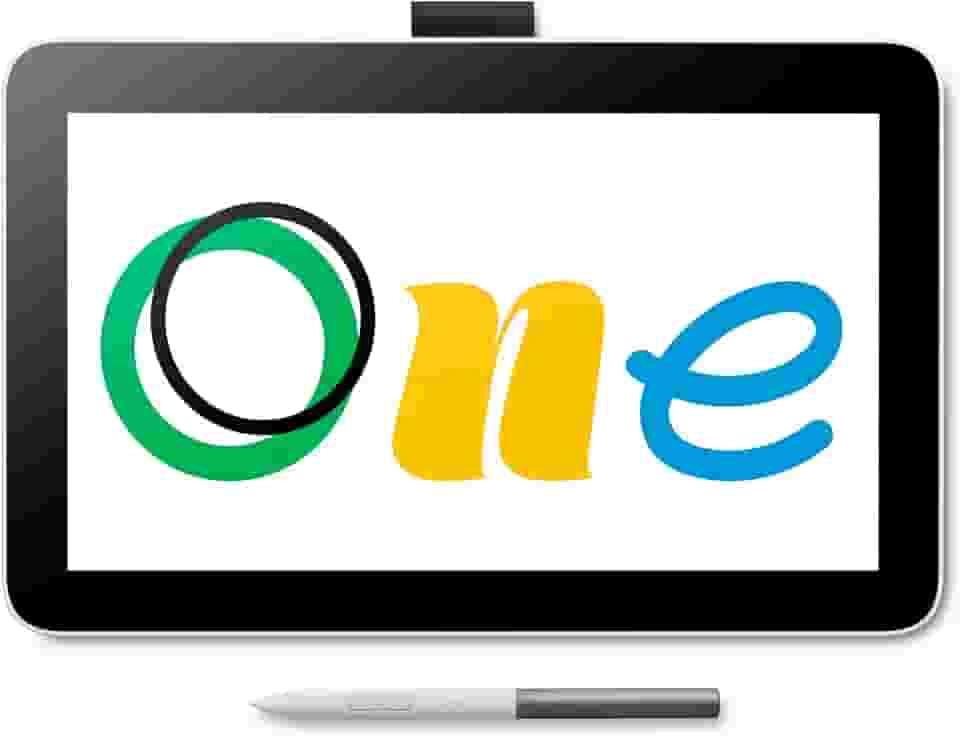 Display Interativo Wacom One Pen display 12, Tela IPS Full HD, Preto, DTC121, 11.6 polegadas