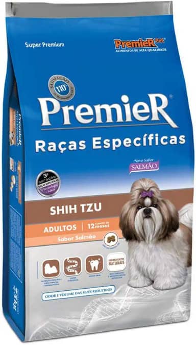 Ração Premier para Cães Adultos Shih Tzu sabor Salmão - 1kg Premier Pet Adulto