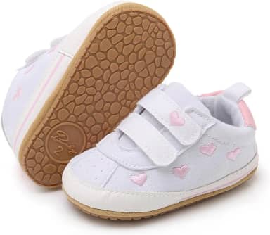 Tênis de lona para bebês meninos e meninas, antiderrapante, para bebês de 0 a 18 meses