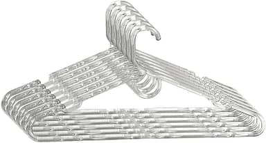 CABIDE SUPER RESISTENTE TRANSPARENTE KIT COM 6 UNIDADES POLICARBONATO ADULTO