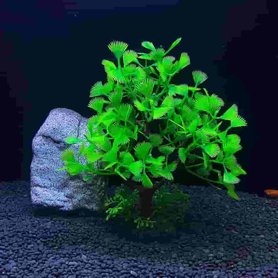 Planta Artificial Decorativa Para Aquário 15cm