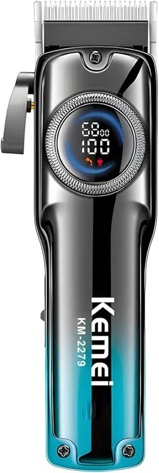 Máquina De Cortar Cabelo e Barba aparador de pelos Kemei Km-2279 Profissional Sem Fio