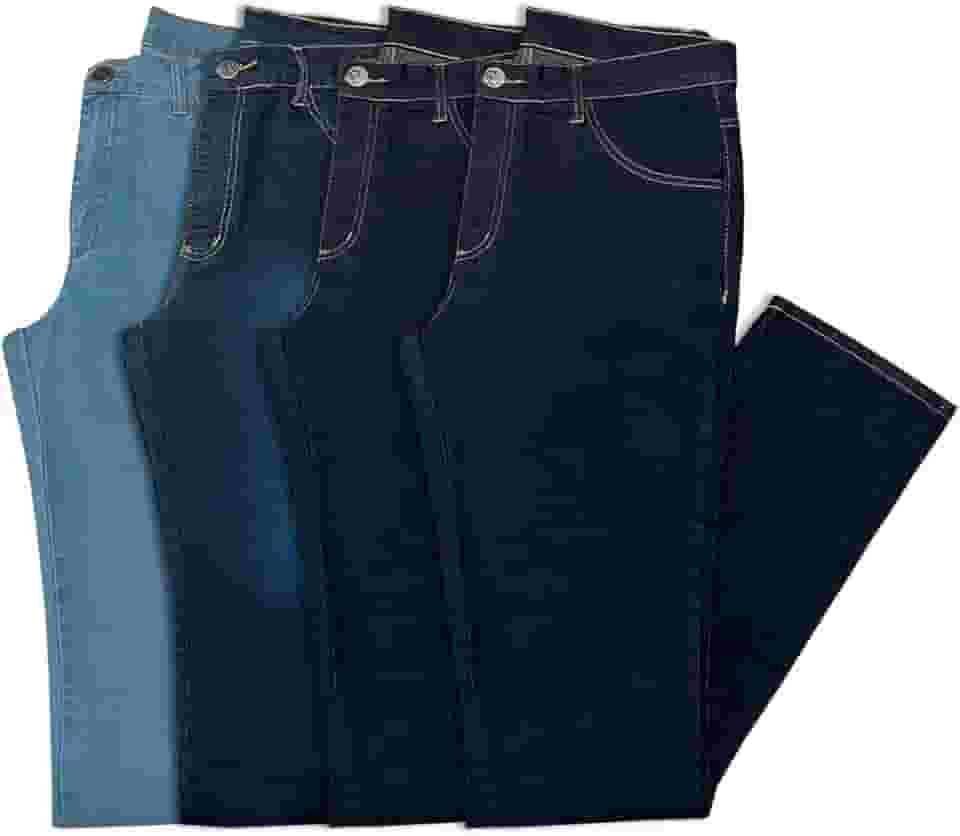 Kit 4 Calças Jeans Masculina Tradicional Almix