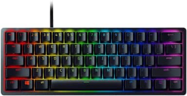 Teclado Mecânico Gamer Razer Huntsman Mini - 60% Optical Linear Red Switch, Preto
