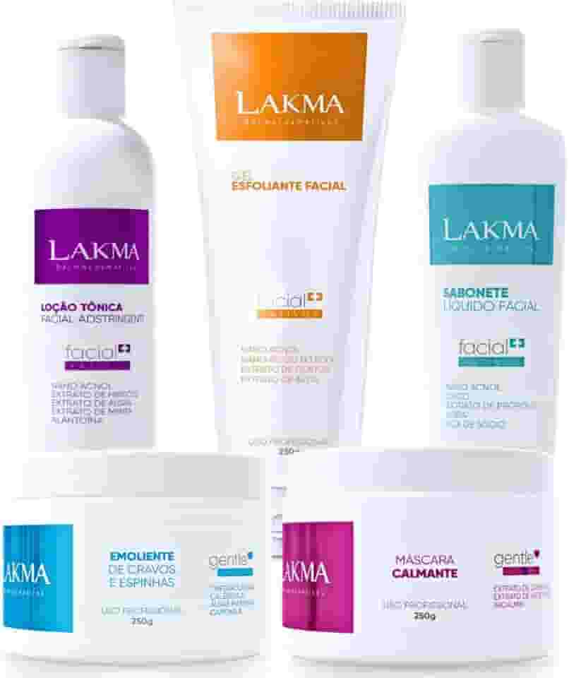 Kit Limpeza de Pele Lakma (5 itens)