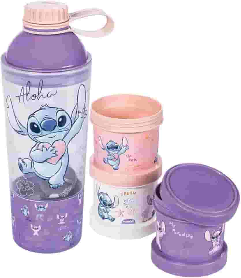 Kit Presente Shakeira e Potes 3 em 1 Stitch, Plasútil