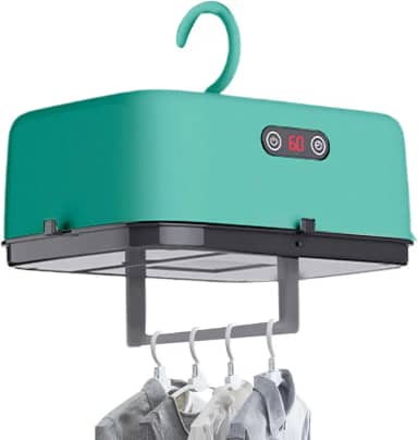 Secador de roupas portátil, Secador de roupas pequeno | Máquina de secar roupa elétrica dobrável - Secador pequeno com saco de secagem, máquina de cuidados com roupas para roupas leves, roupas íntimas