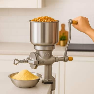 Máquina Moinho Manual De Café Milho Soja Cereais Triturador