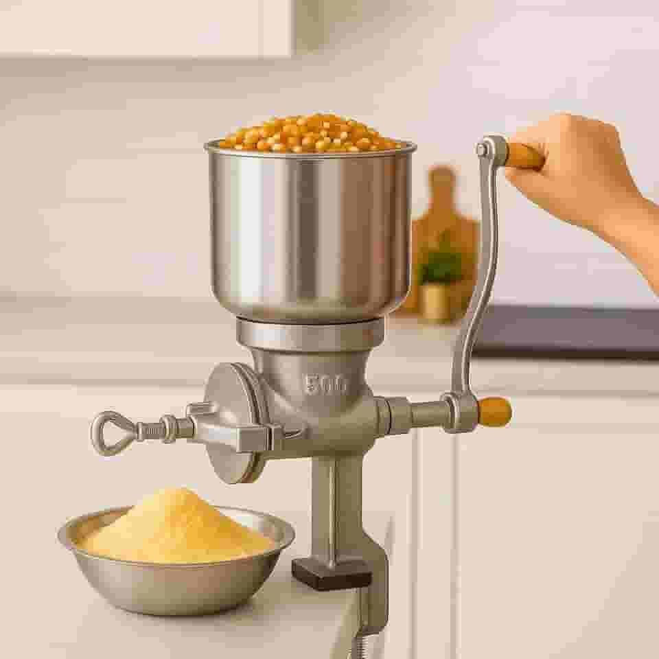 Máquina Moinho Manual De Café Milho Soja Cereais Triturador