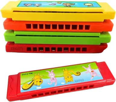 Gaita Infantil Iniciantes Brinquedo Sopro Educacional Prenda Desenho Boca Instrumento Musical