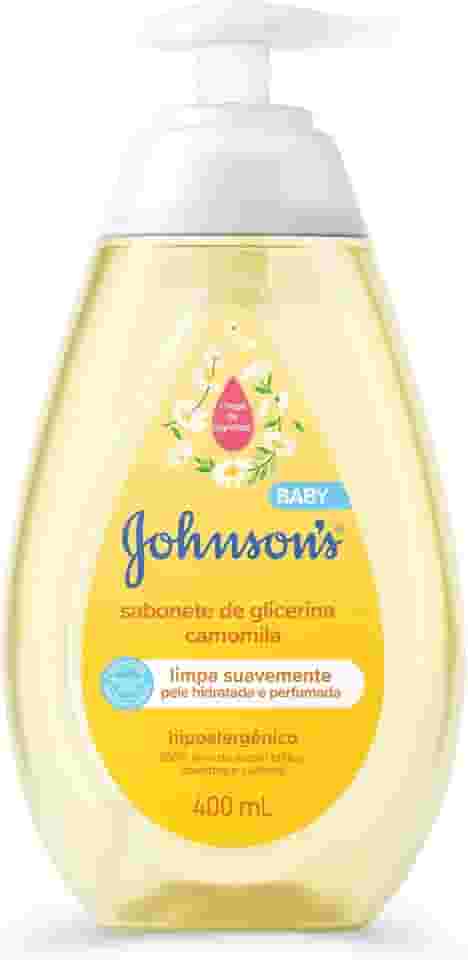 Sabonete Líquido Glicerina Camomila JOHNSON’S® Baby, 400mL