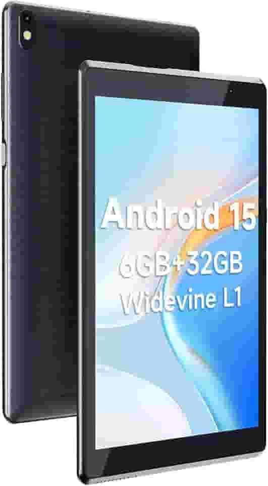 Tablet COOPERS Android 15, tablets de 7 polegadas, 6 GB de RAM, 32 GB de ROM, suporte de 1 TB, tablet PC, processador quad-core, tela sensível ao toque IPS, câmera dupla de 2 + 5 MP, bateria de 3000