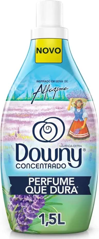 Downy Amaciante Concentrado Seiva de Alfazema 1.5L, Rende 6L, Perfume com Lavanda