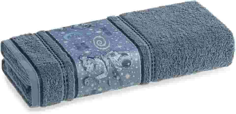 Toalha de Banho Infantil Divertida Kids Temática Lúdica Algodão Macia Karsten (Espacial)