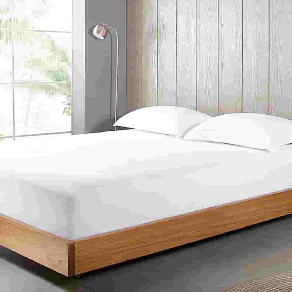 Buddemeyer Protetor de Colchão Casal Maison II Algodão Branco