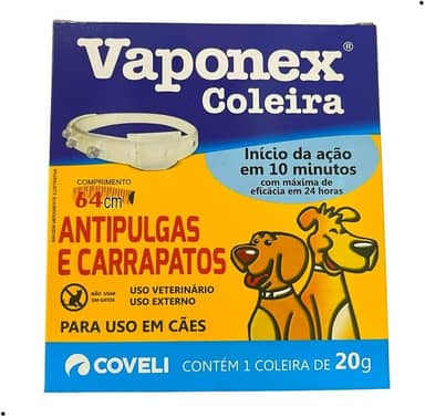 Coveli Coleira Vaponex Para Cães