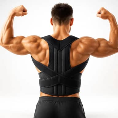 Colete Corretor Postural Ortopédico Unissex Ajustável Premium - Alívio de Dores nas Costas, Lombar e Pescoço, Com Cinta e Suporte para Clavícula, Conforto e Estilo (X-Grande)