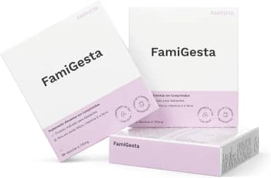 FamiGesta - O polivitamínico completo para toda a gestação com tudo que o organismo precisa. (12 Semanas)