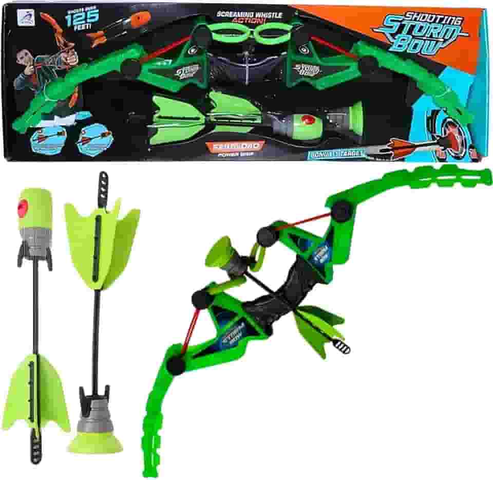 Brinquedo de Arco e Flecha com Lança Dardos para Adolescente - Castela