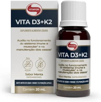 Vitafor - Vita D3 + K2-20ml - Menta