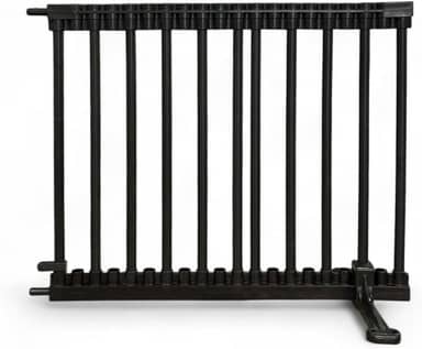 Grade Modular para Piscina e Jardim segurança Infantil e Pet Alturas 60cm 80cm 100cm Espaçamento 5cm Entre Grades Segurança Externa Extensível e Resistente Grade de Proteção (Preto, 60cm Altura)