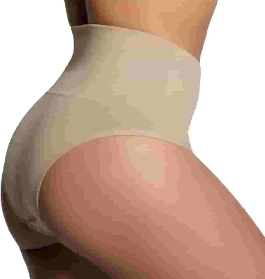 Calcinha Cinta Modeladora Alta Compressão Sem Costura Cintura Alta Selene