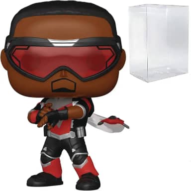 Falcon Pop #700 Pop TV: boneco de vinil The Falcon and The Winter Soldier (embalado com protetor EcoTek para proteger a caixa de exibição)