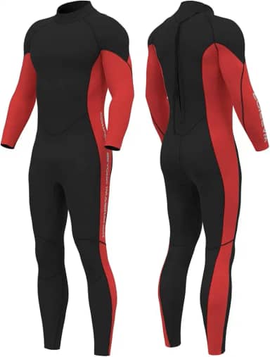 Roupa de mergulho masculina e feminina 3 mm neoprene macacão corpo inteiro Keep Warm Mergulho Ternos para esportes aquáticos para homens e mulheres jovens