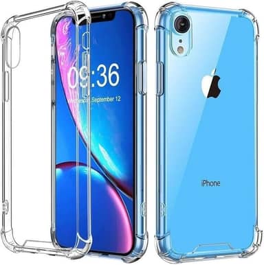 Capa Capinha Transparente Anti Impacto Para iPhone XR | Bordas Reforçadas Fechada Na Câmera Proteção Completa Contra Quedas E Riscos | Case Flexível Cristal Clear