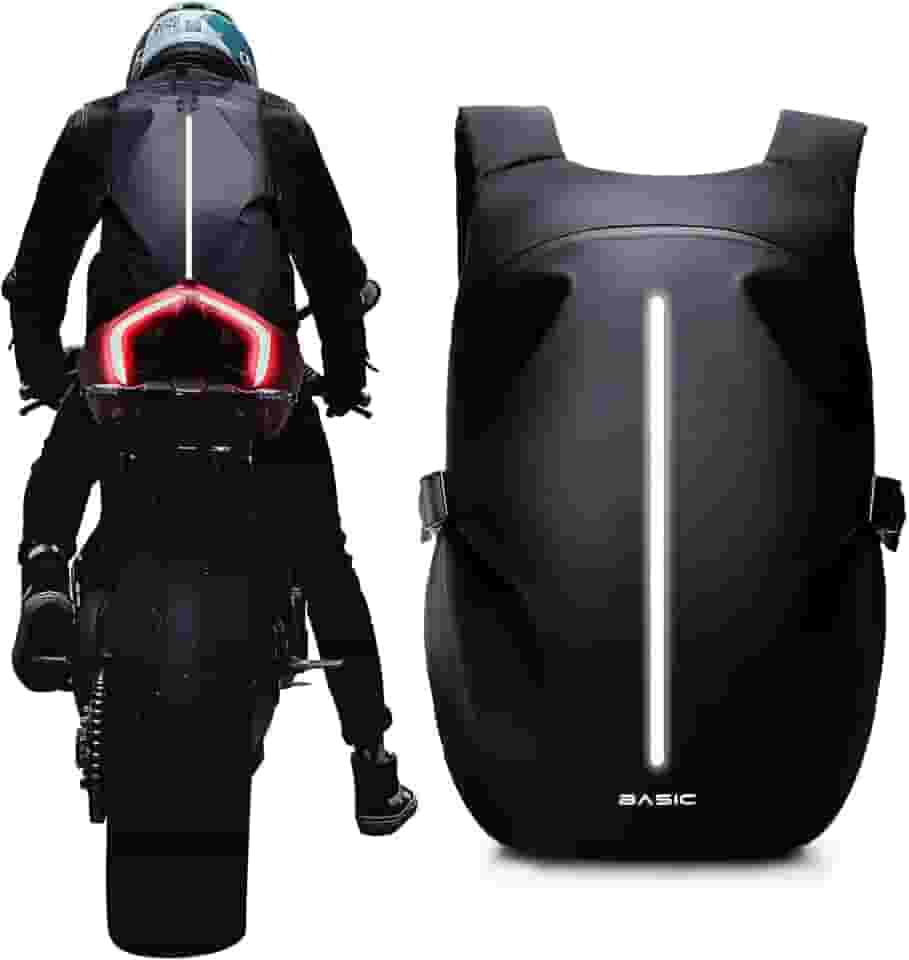 Mochila de motocicleta, mochila de capacete impermeável para homens, acessórios de motocicleta, mochila de viagem