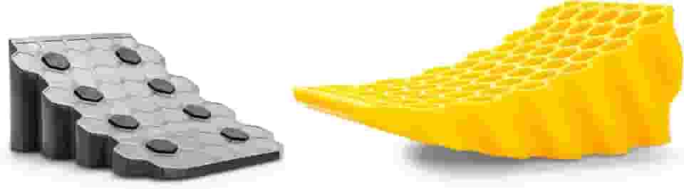 Camco Nivelador curvo e calço de roda (44423)