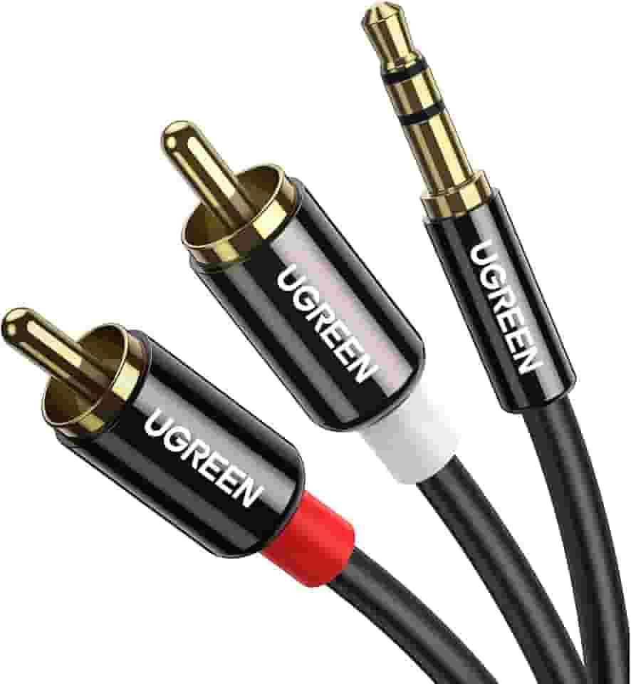 UGreen Cabo Audio Pro Auxiliar P2 3.5mm P/ 2 RCA Macho 2m