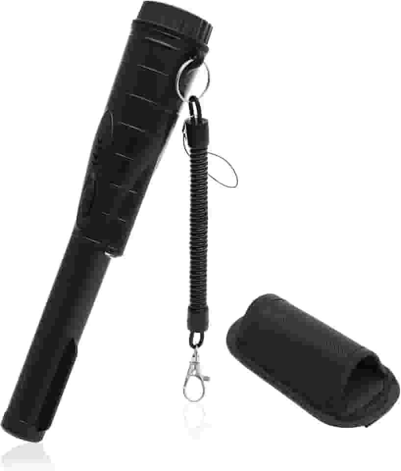 Detector de metais portátil totalmente à prova d'água para adultos e crianças, varinha de ponteiro de pino pequeno, detecção de 360°, alta precisão, 3 modos de alerta, profissional para ouro, na praia