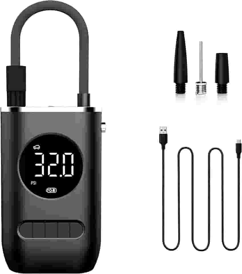 Calibrador Compressor Pneu Digital Carro Bike Moto Sem Fio