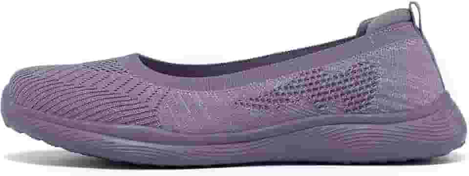Tênis feminino de caminhada, mocassim de malha, casual, sapatilha, para enfermeira, casual, vestido de trabalho