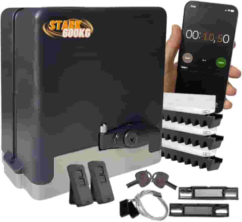 Motor Portão Eletrônico Residencial Stark 600 Kg Ppa 2tx 3m (110, Volts)