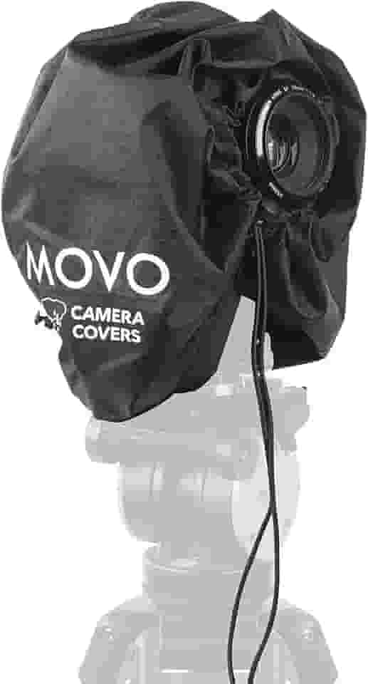 Capa de chuva de capa de chuva para câmera Movo CRC11 para câmeras DSLR e câmeras e lentes sem espelho (tamanho júnior: 11" x 14,5")