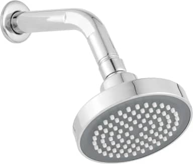 Chuveiro Ducha A Gás Articulado 10x10 Quente e Frio Redondo Cromado ABS