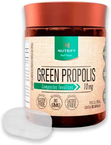 Kit Green Propolis Nutrify 60 Cápsulas + Porta Cápsulas