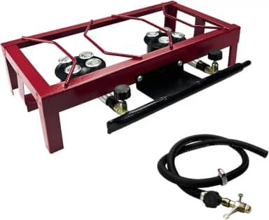 Fogão 2 Bocas Semi Industrial Alta Pressão Com Mangueira Roa