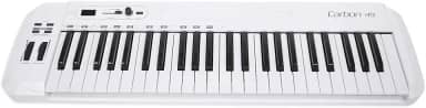 Controlador Midi 49 Teclas Branco Samson Carbon 49 USB SAKC49
