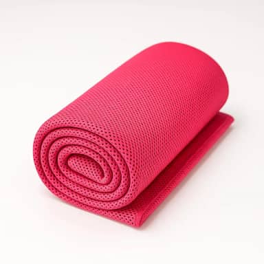 Toalha Alta Absorção Secagem Rápida Microfibra Ultra Fina Macia Super Compacta Dupla Face Tripla Camada, Antibacteriana Para Academia, Acampamento, Viagem, Natação (Rosa)