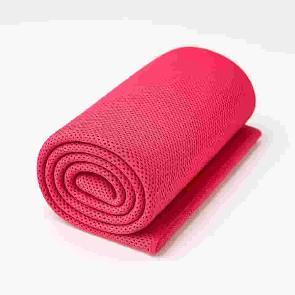 Toalha Alta Absorção Secagem Rápida Microfibra Ultra Fina Macia Super Compacta Dupla Face Tripla Camada, Antibacteriana Para Academia, Acampamento, Viagem, Natação (Rosa)