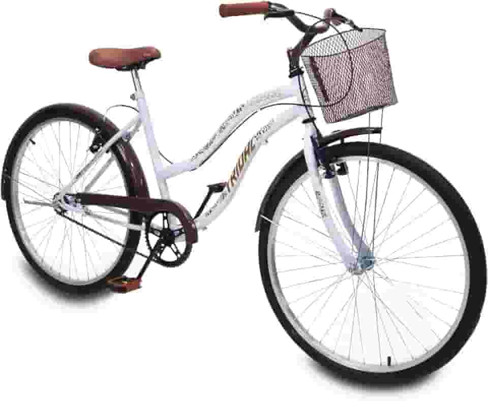 Bicicleta Aro 26 Feminina Retrô Tridal Beach com Freios V-Brake