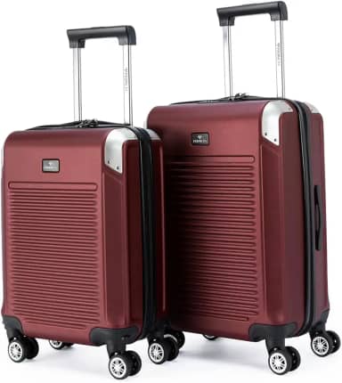 Kit 2 Malas De Viagem Bagagem Tsa Com Cadeado Moderna Rodinha 360